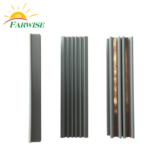 Copper Plastic Co-extrusion Track Strip For LED track